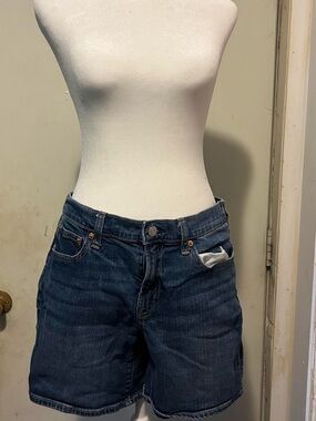 GAP Dark Blue Boyfriend Denim Shorts
